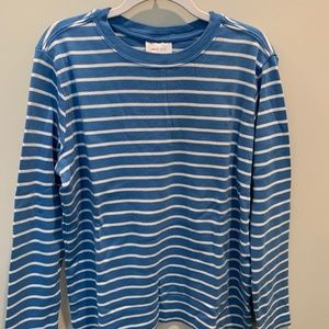 Hanna Andersson striped LS t-shirt - 140 cm/US10